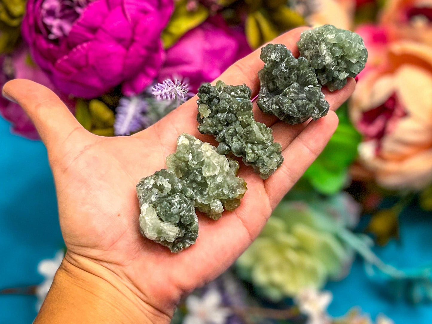 Raw Prehnite Specimens