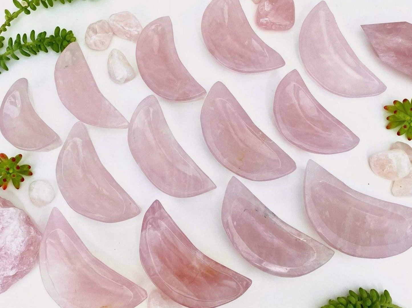 Rose Quartz Moon Bowl