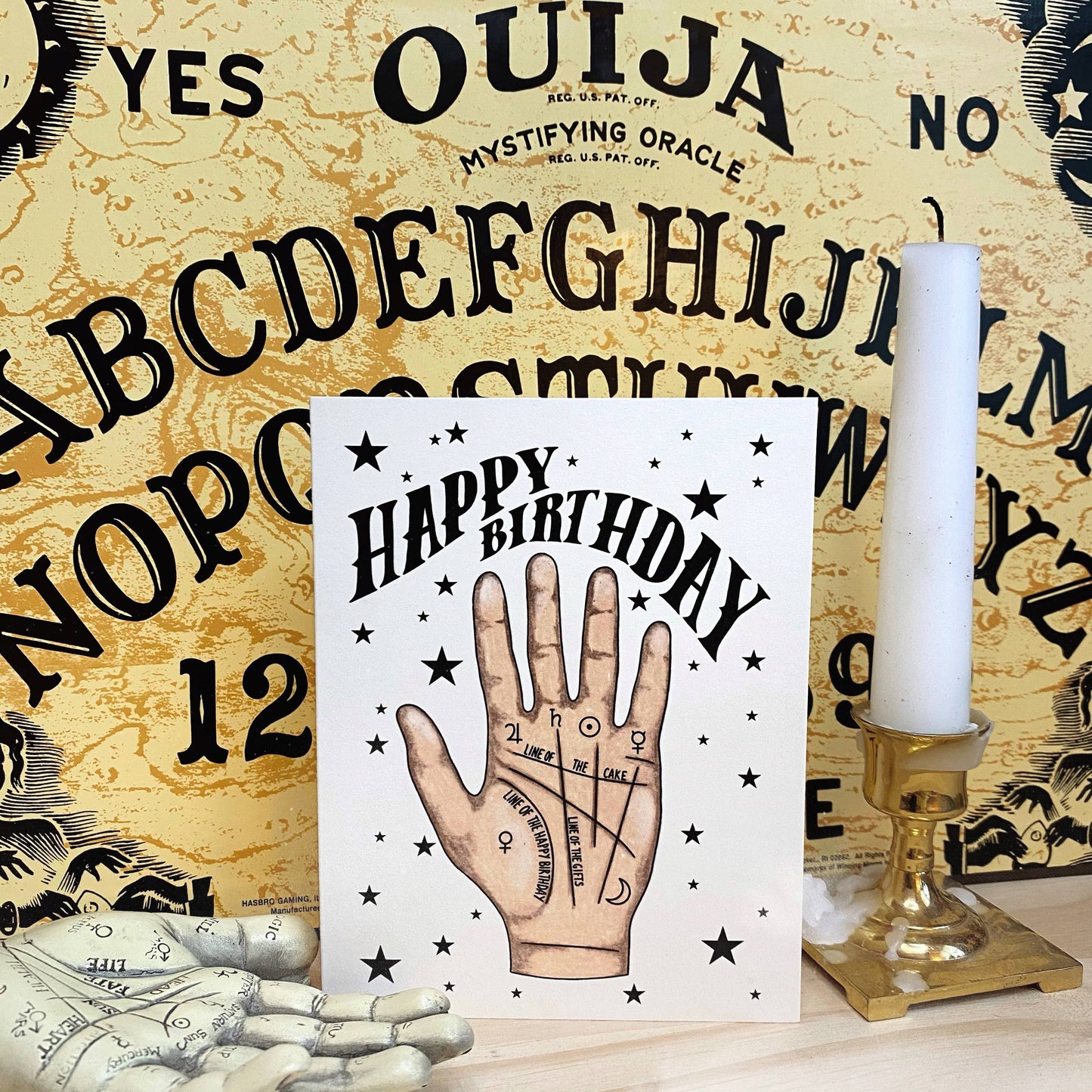 Birthday Palm Reading Card