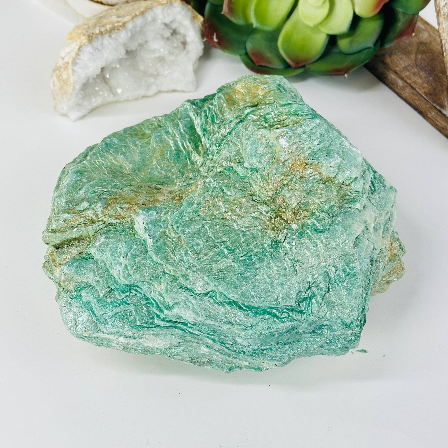 Green Fuchsite Large Cluster