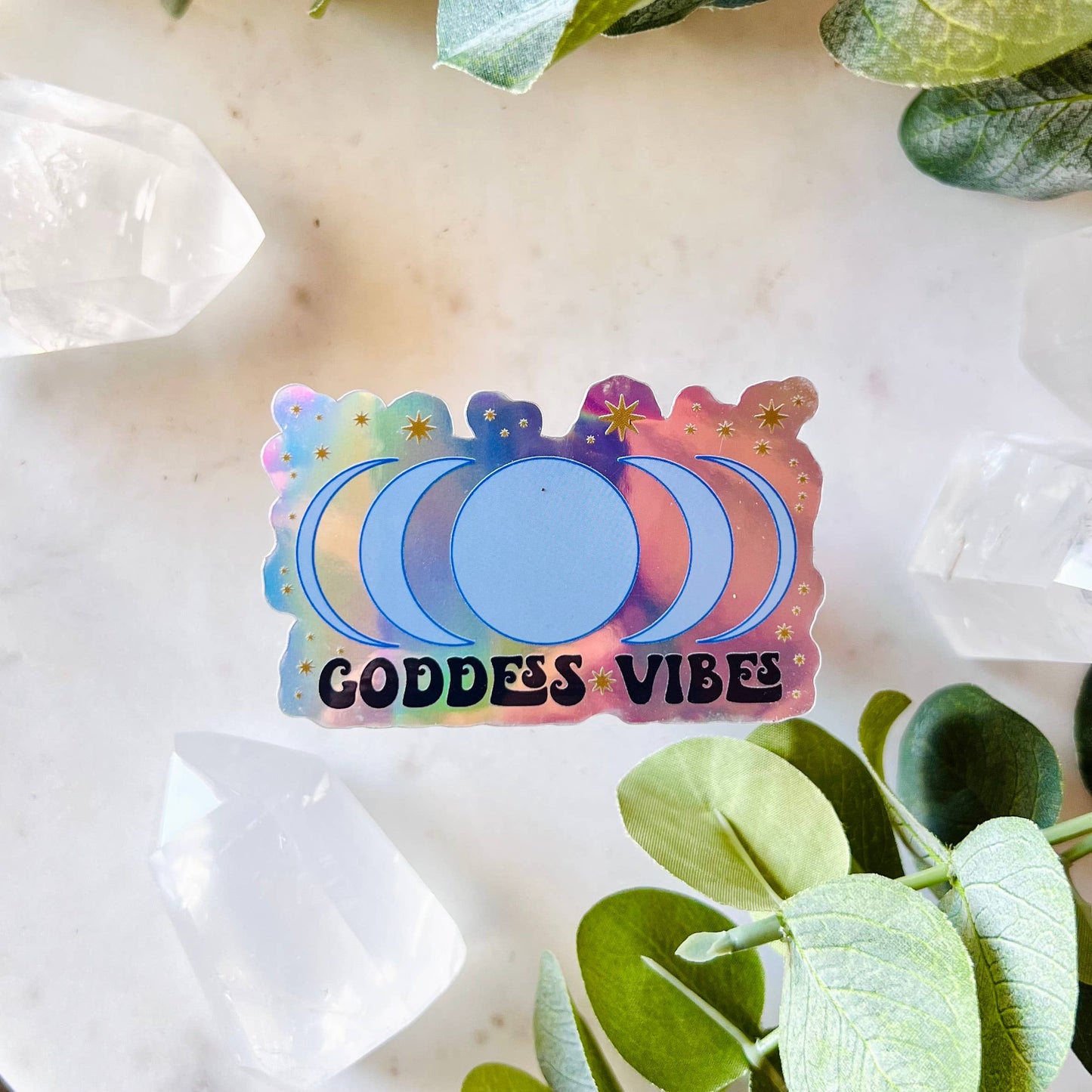 Goddess Vibes Holographic Sticker
