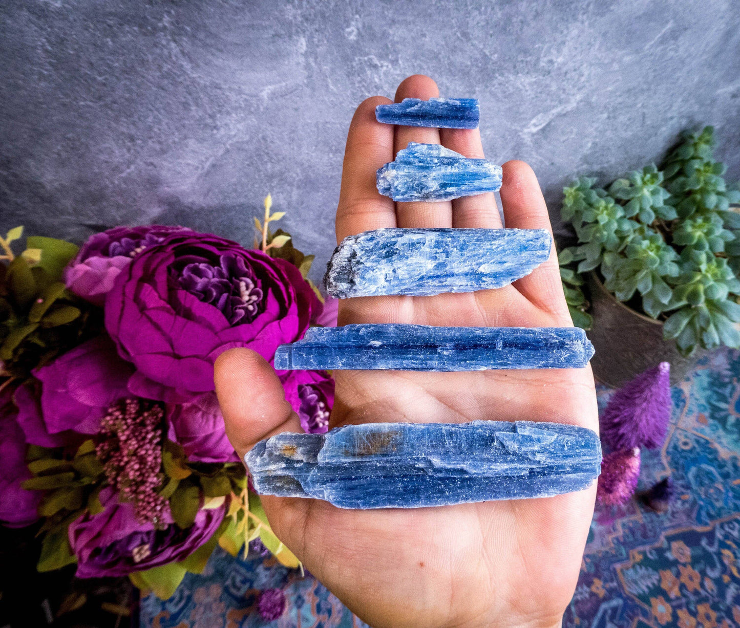 Blue Kyanite blade
