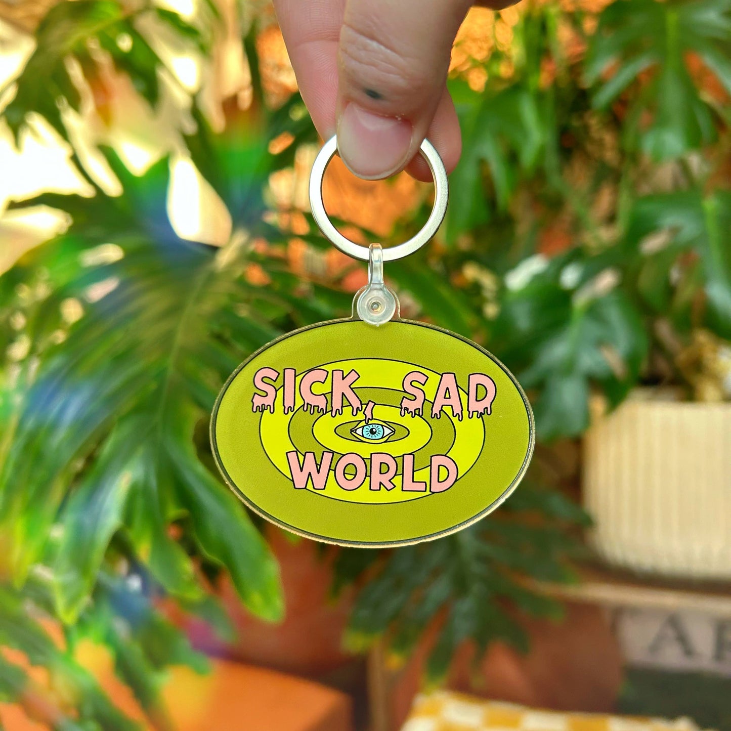Keychain Sick Sad World