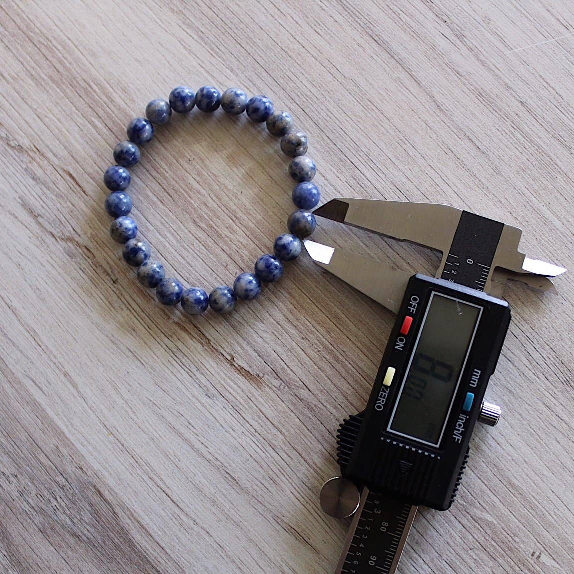 Sodalite Bracelet 8mm or 6mm (Crystals & Stones)