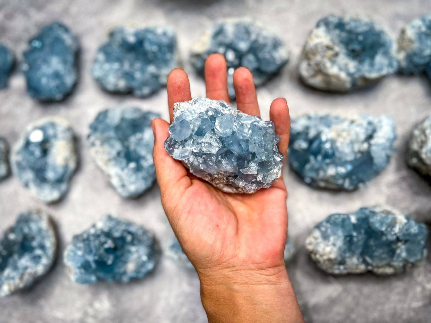 Celestite Clusters