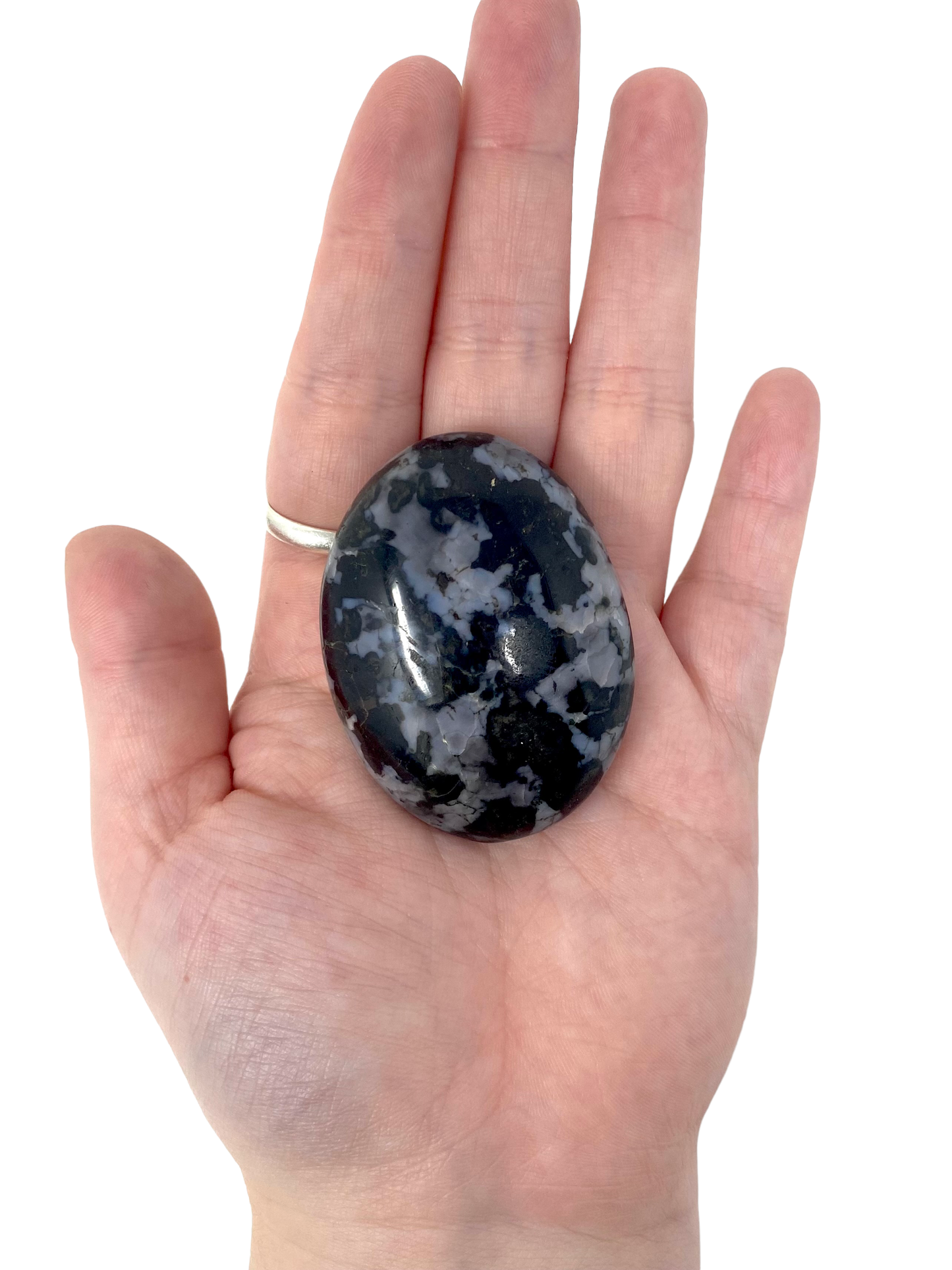 Indigo Gabbro Palm Stones