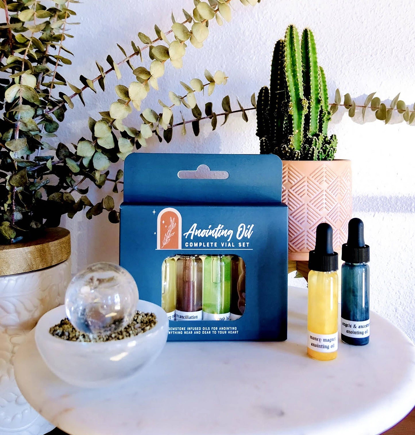 Crystal Anointing Oil Set