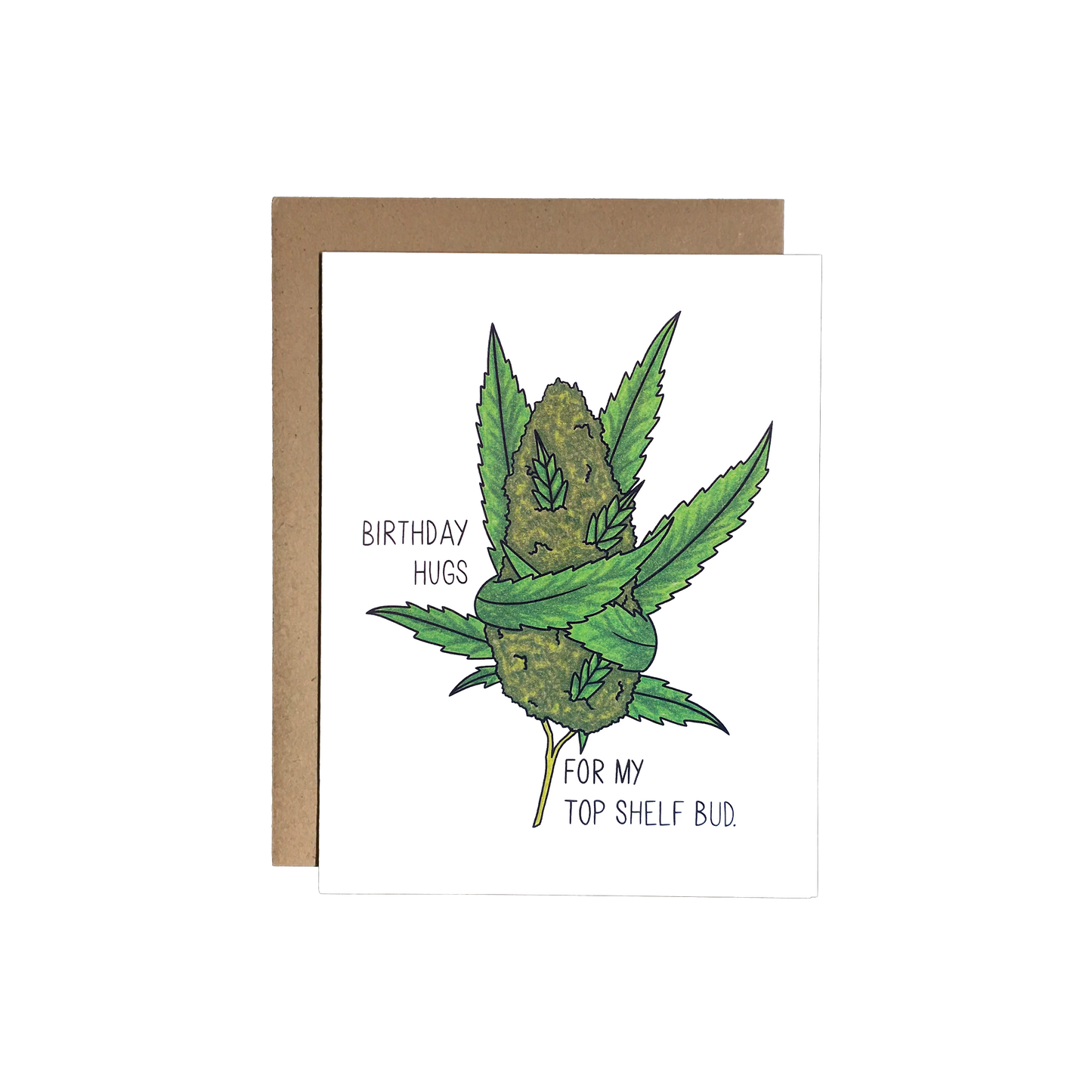 Birthday Top Shelf Bud Card
