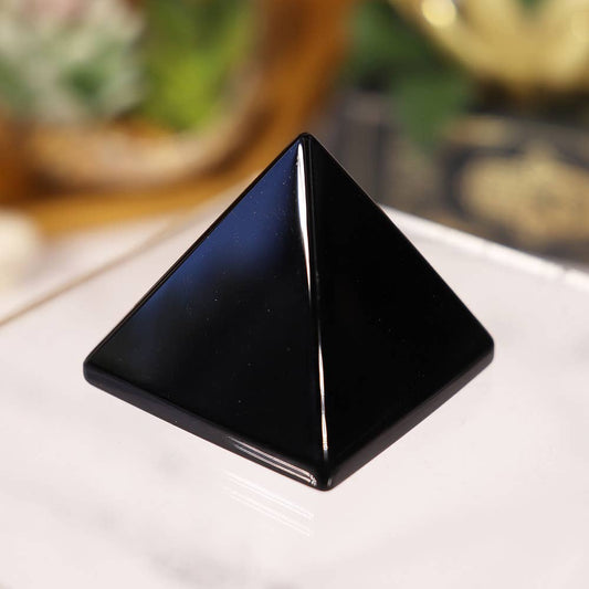 Black Obsidian Pyramid