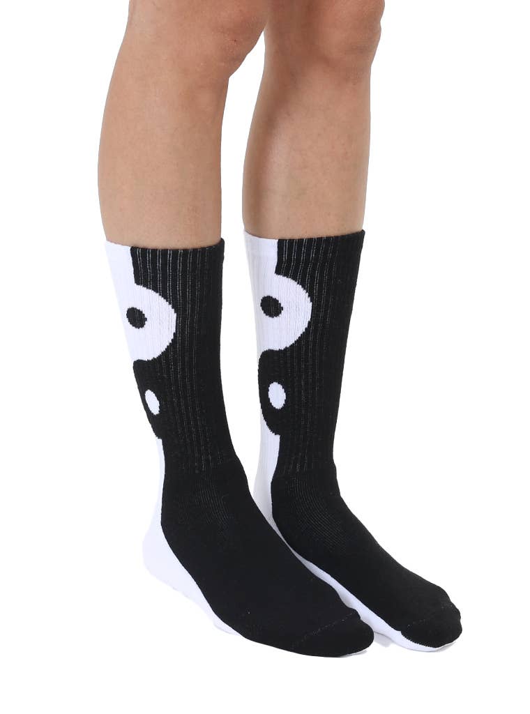 Yin Yang Classic Crew Socks