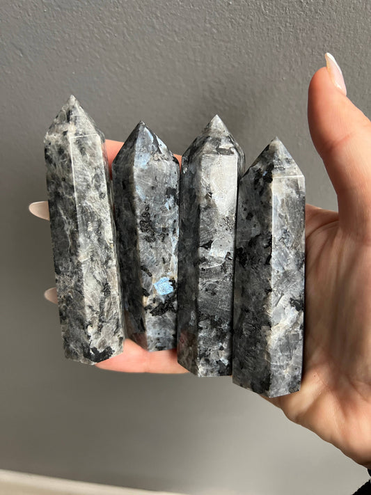 Larvikite Crystal Tower