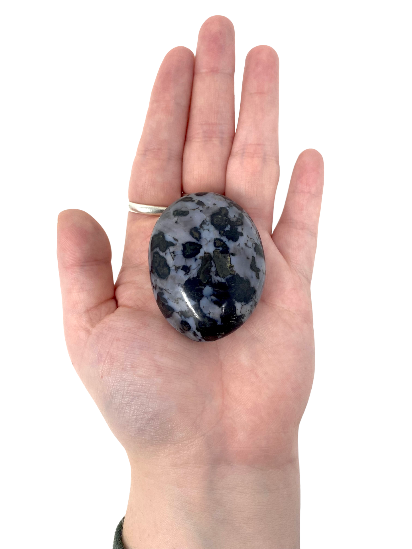 Indigo Gabbro Palm Stones