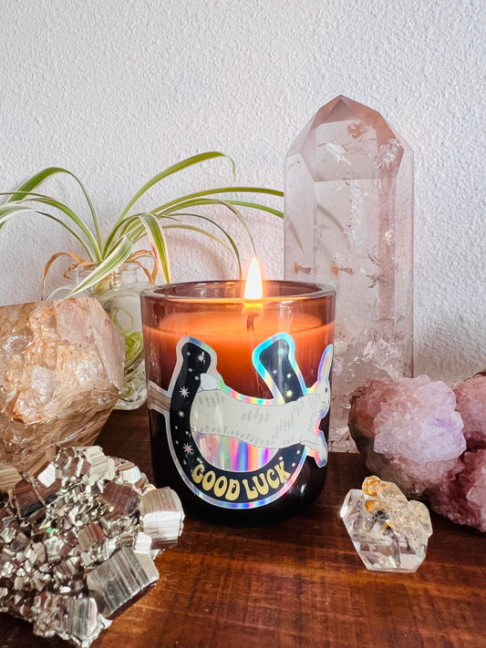 Mini Good Luck Hand Poured Soy Wax Candle