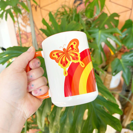 Rainbows & Butterflies Coffee Mug