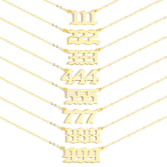 Angel Number Necklace