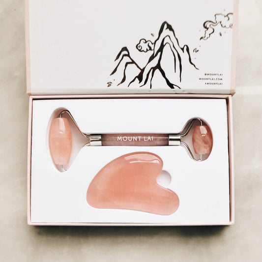 Rose Quartz Facial Spa Set