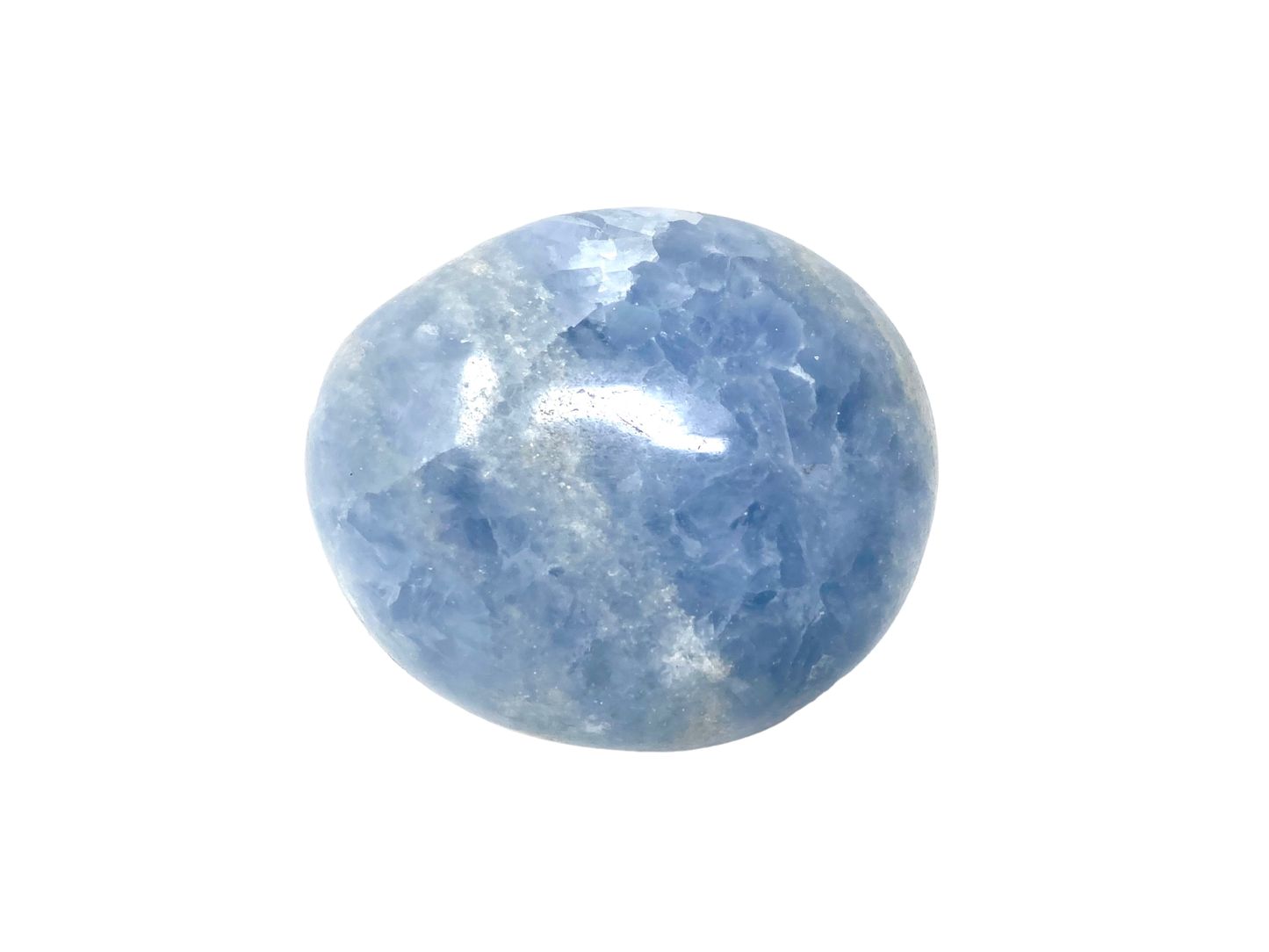 Blue Calcite Palm Stones
