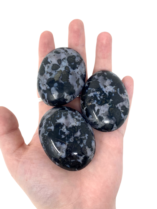 Indigo Gabbro Palm Stones