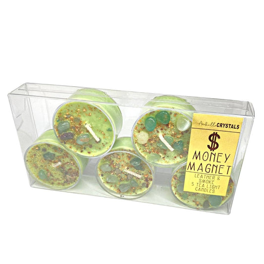 Money Magnet Tea Light Candle Set