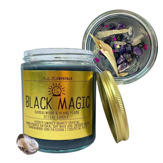 Black Magic Candle Jar