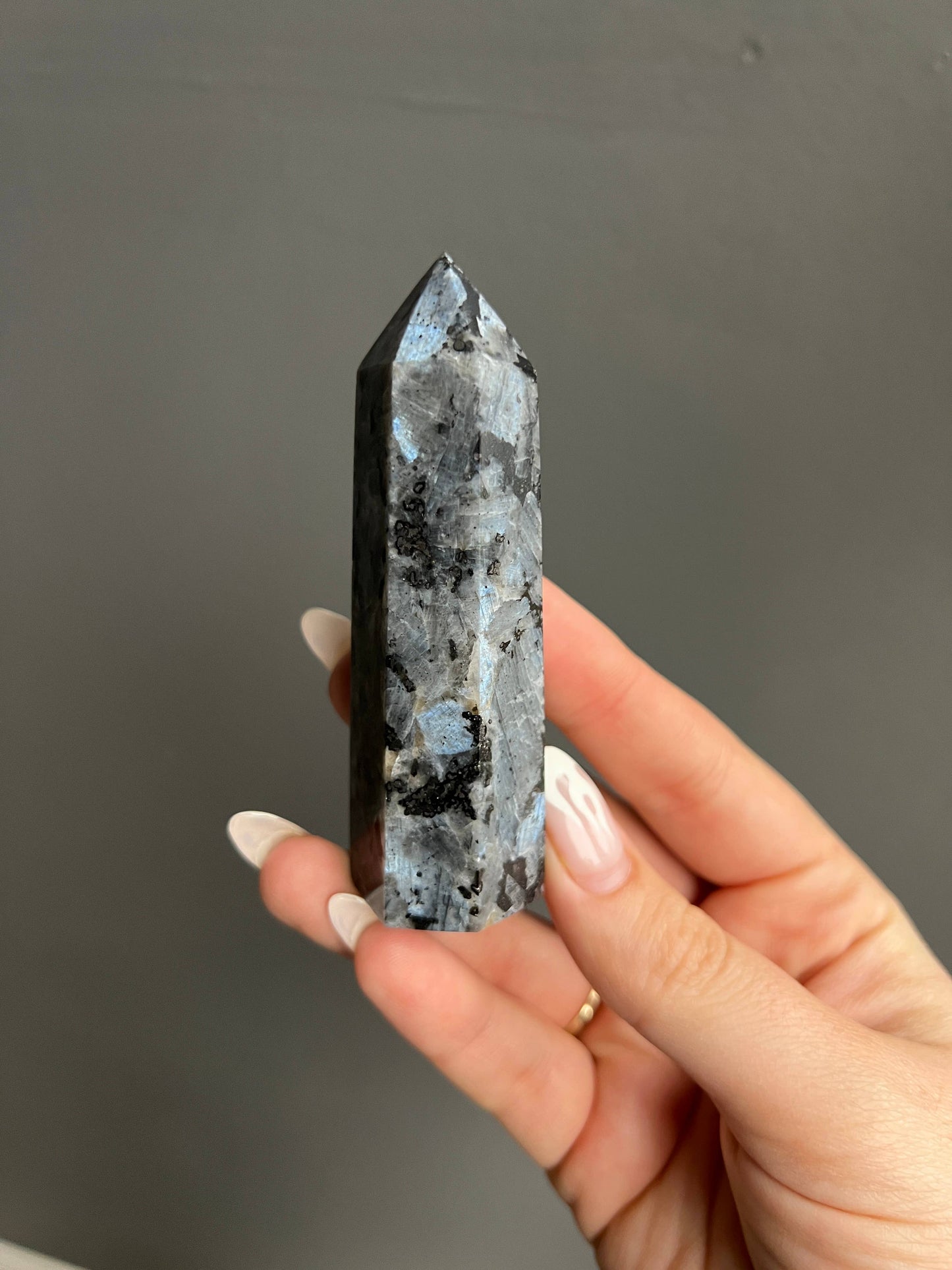 Larvikite Crystal Tower