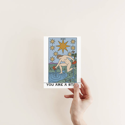 You Are a Star Tarot Card Greeting Card