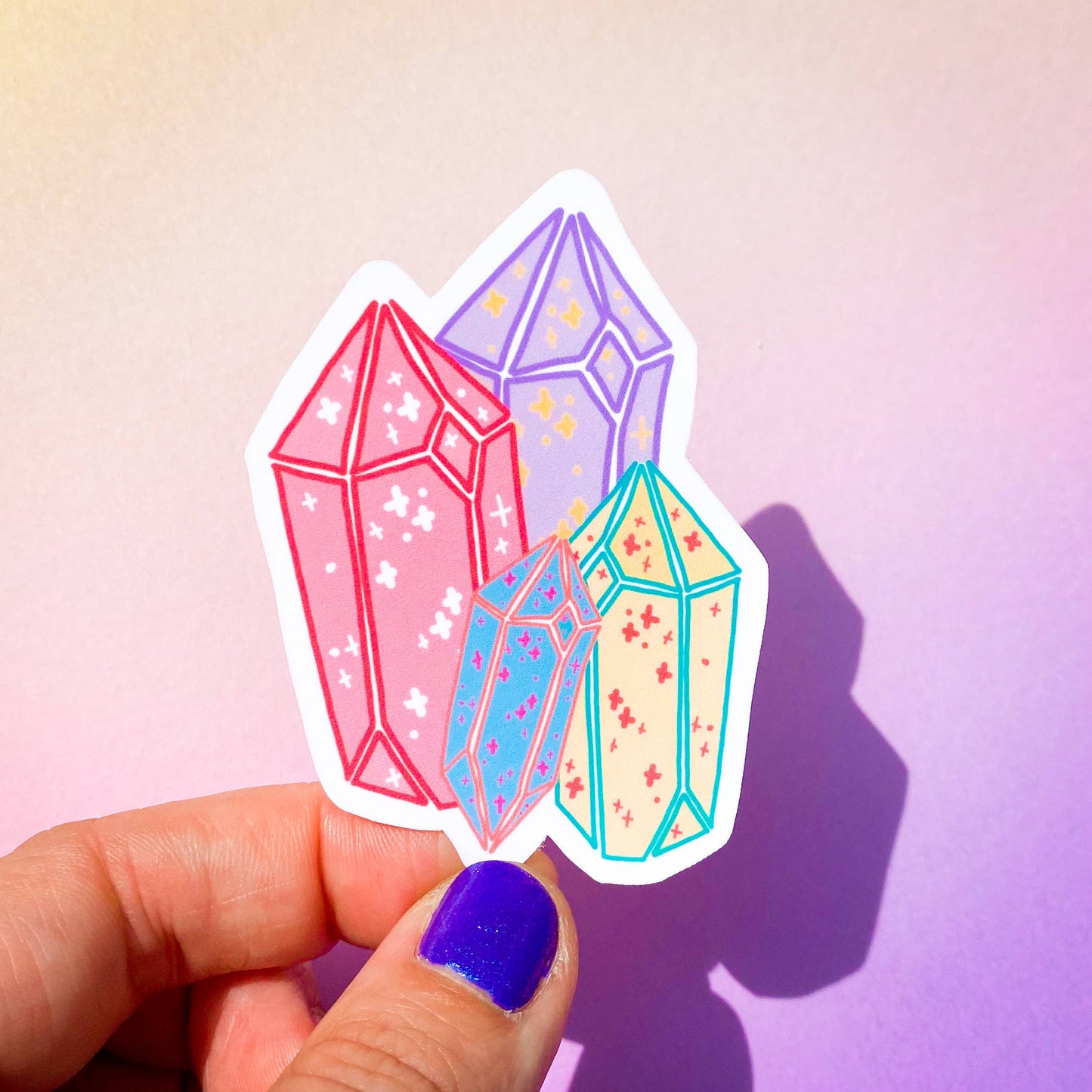 Crystal Cluster Sticker