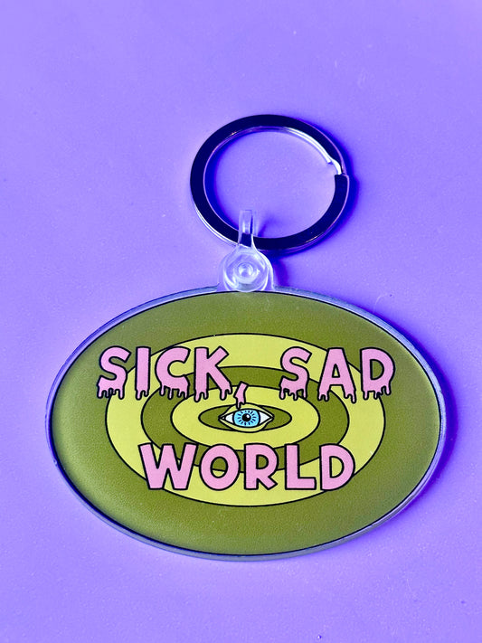 Keychain Sick Sad World