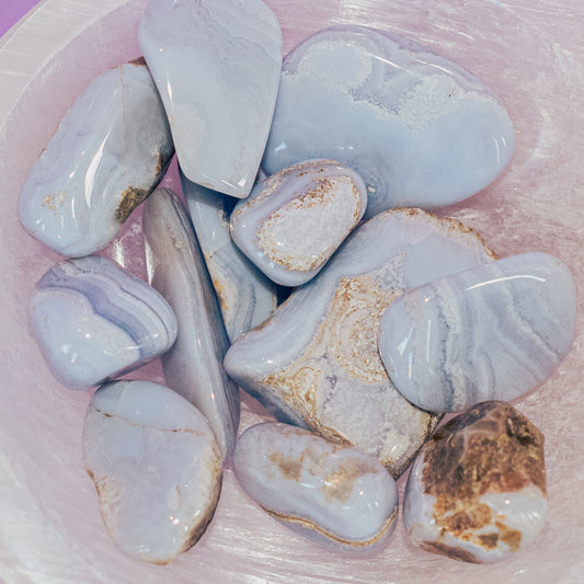Blue Lace Agate Tumbled