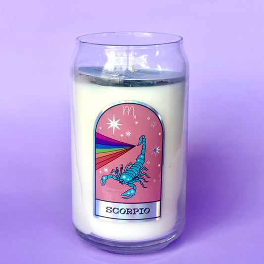 Scorpio Zodiac Dressed Candle