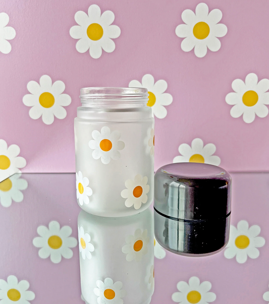 Daisy Stash Jar