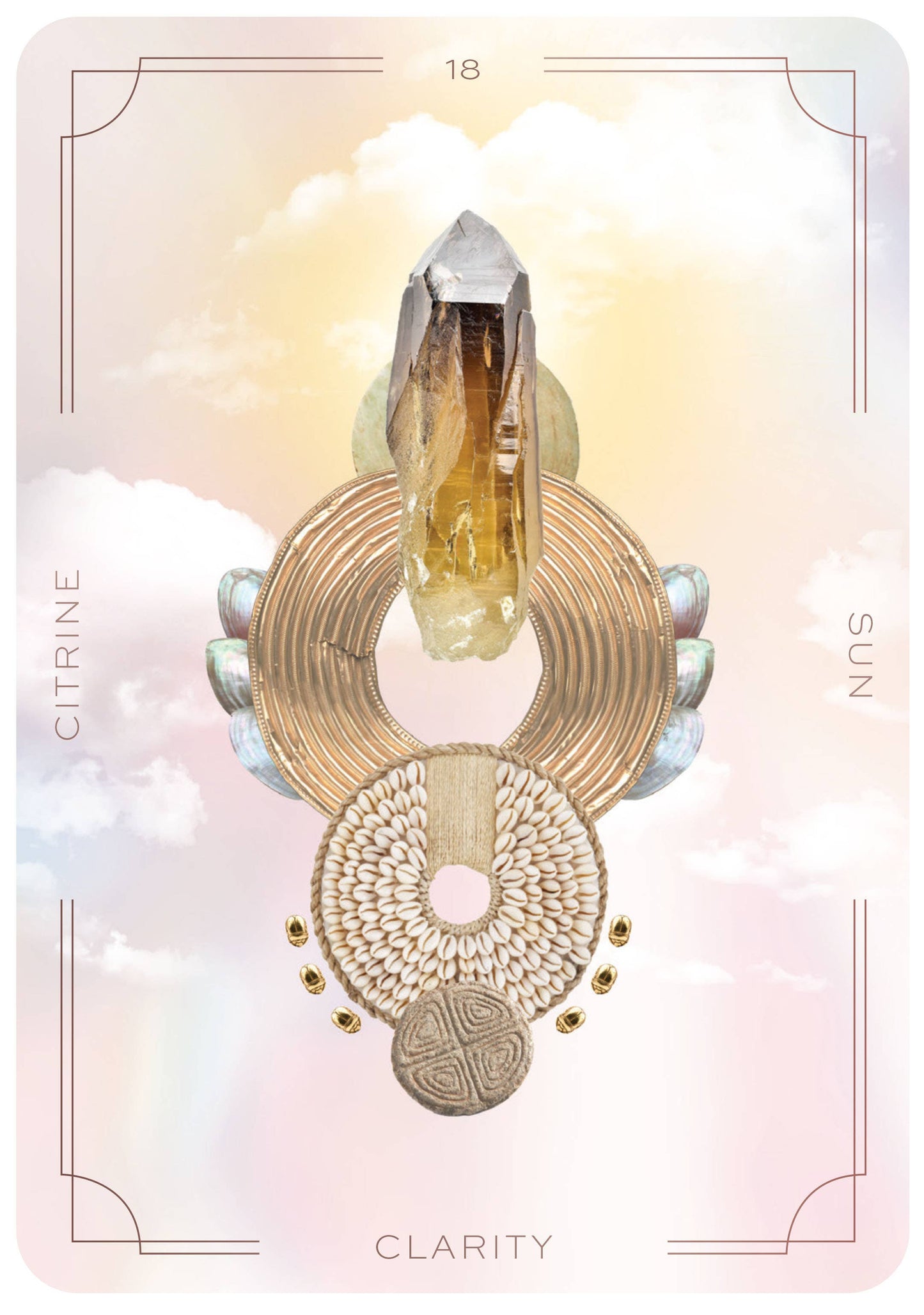 Astral Realms Crystal Oracle Card Deck