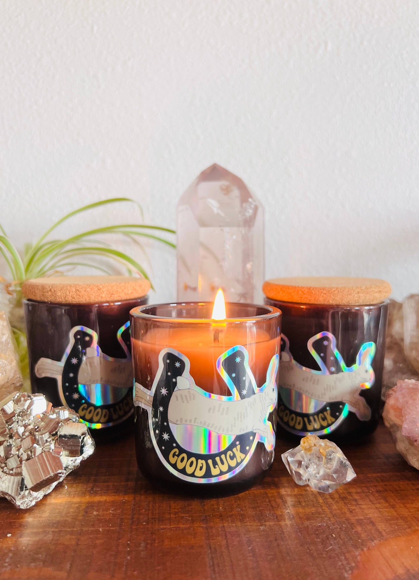 Mini Good Luck Hand Poured Soy Wax Candle