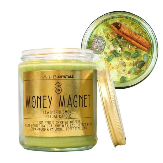 Money Magnet Candle Jar