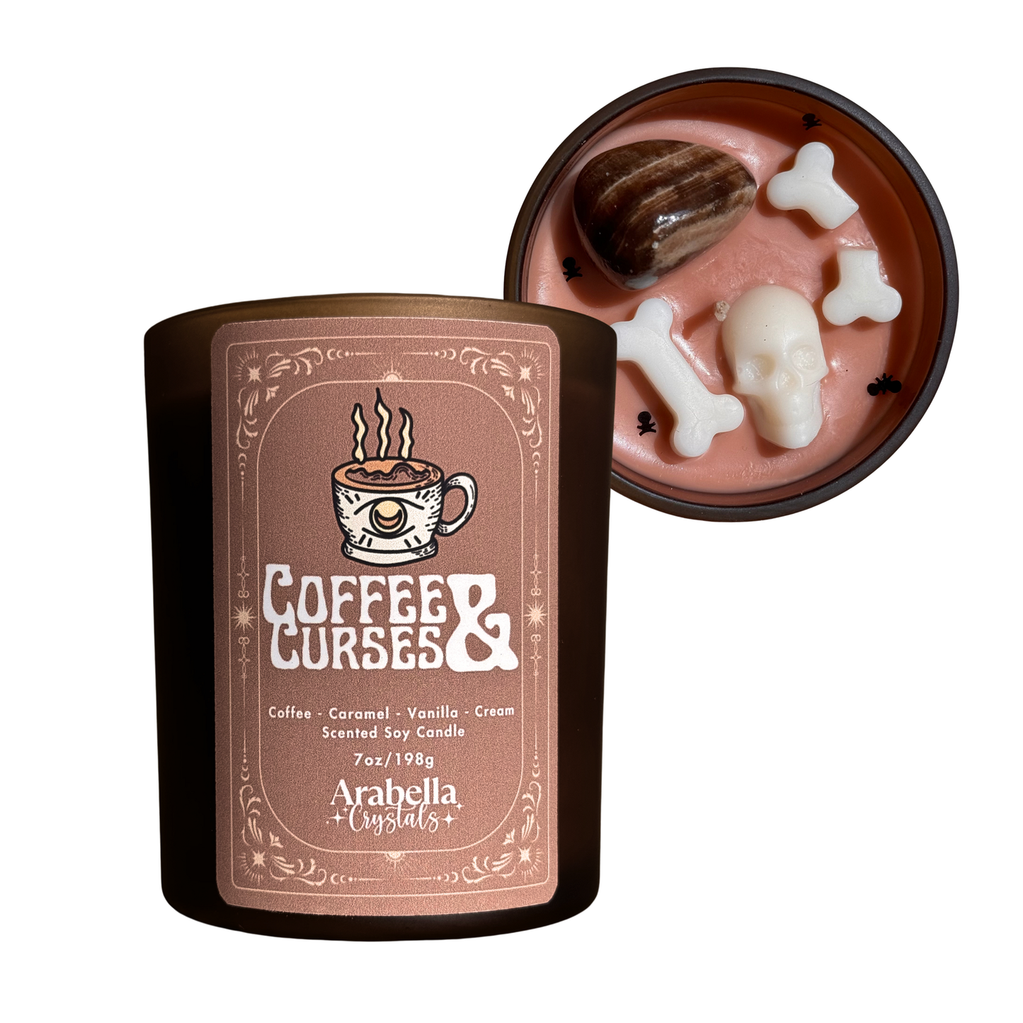 Coffee and Curses Halloween Soy Candle
