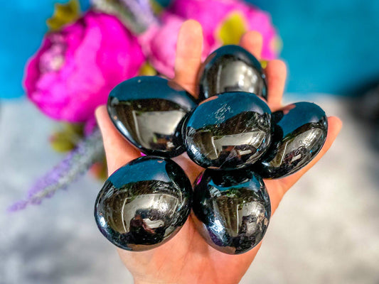 Black Tourmaline Palmstone