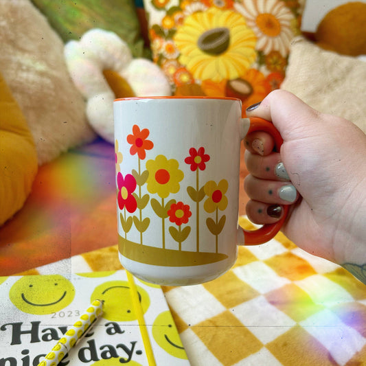 Coffee Mug Flowers
