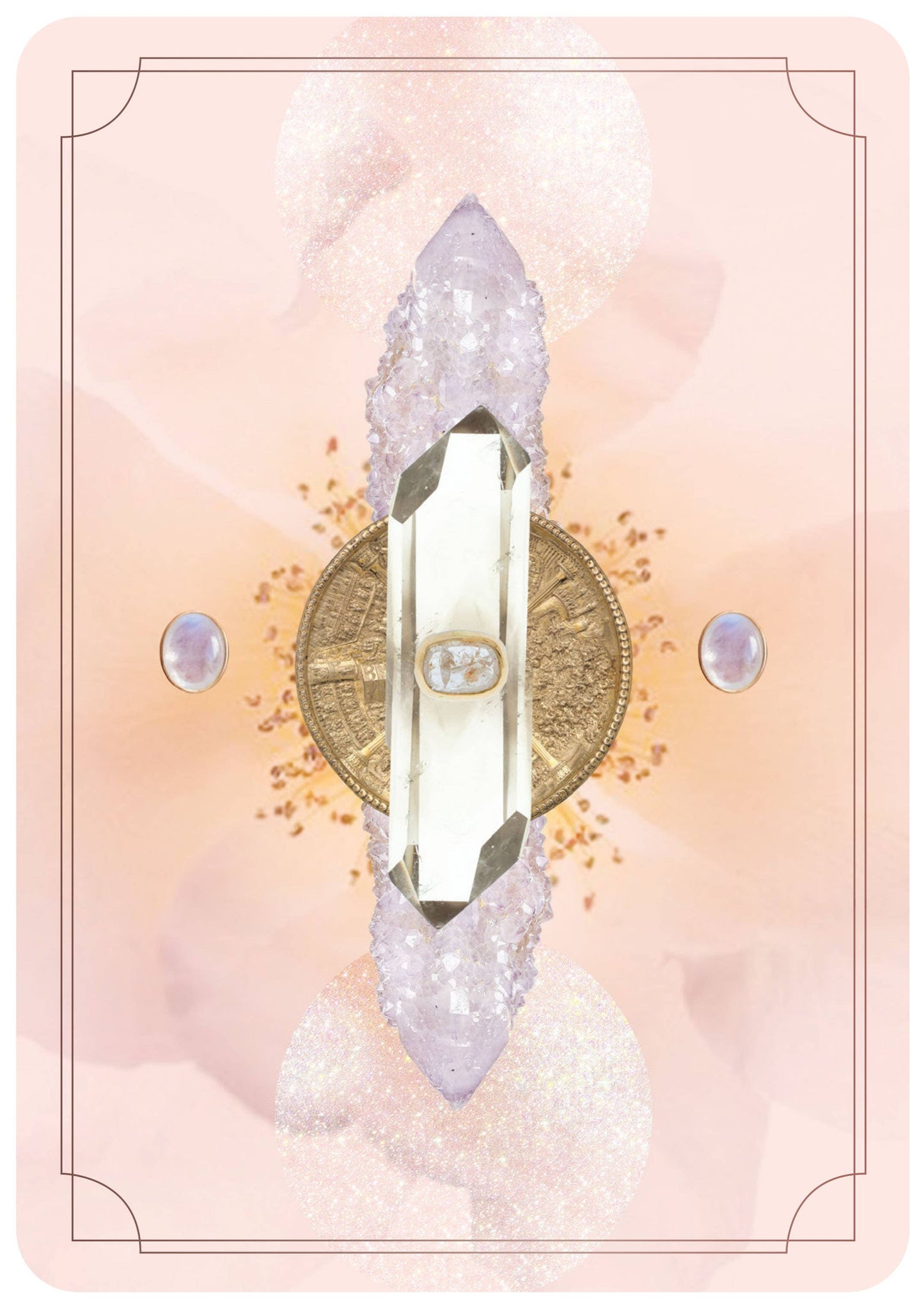 Astral Realms Crystal Oracle Card Deck