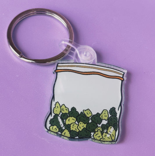Flower Bag Keychain